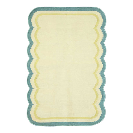 Scallop Lemon Mini Rug